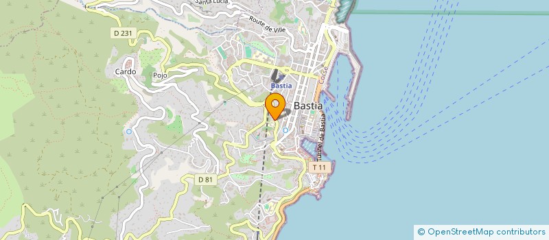 localisation de l'entreprise 3 F CONCEPTION à BASTIA