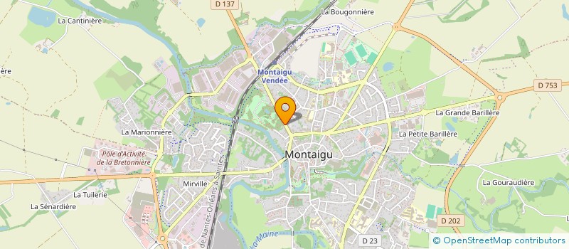 localisation de l'entreprise 3 F INVEST à MONTAIGU-VENDEE