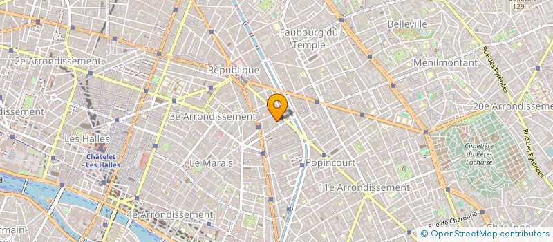 localisation de l'entreprise 3 F NET  PARIS