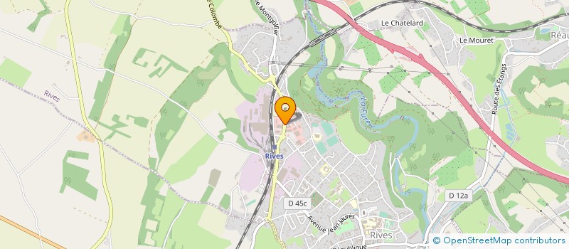 localisation de l'entreprise 3 FAV  RIVES