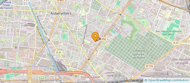 localisation de l'entreprise 3 FAYARDS CONSULTING  AUBERVILLIERS