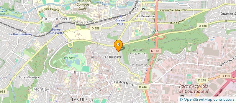 localisation de l'entreprise 3 FCP SA à ORSAY