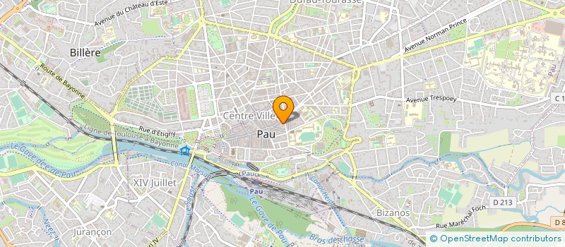 localisation de l'entreprise 3 FOCH NOTAIRES à PAU