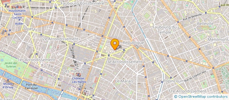 localisation de l'entreprise 3 FOIS 7 à PARIS