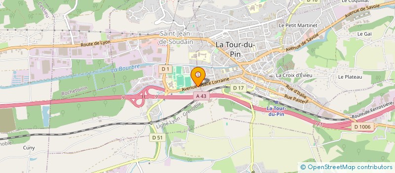 localisation de l'entreprise 3 FOIS RIEN  LA TOUR-DU-PIN