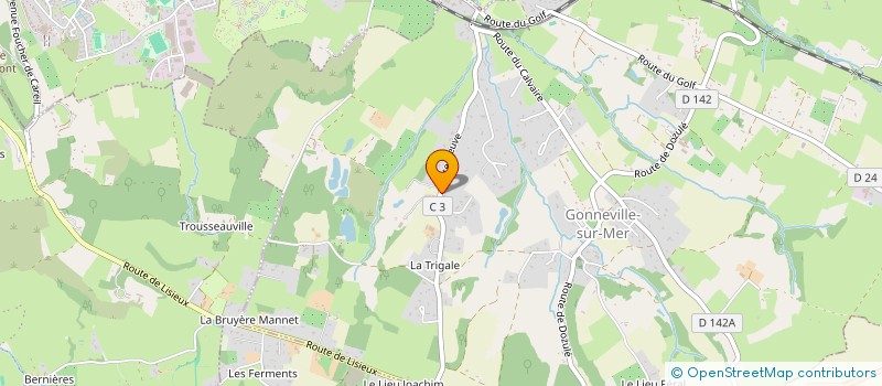 localisation de l'entreprise 3 FRATELLI  GONNEVILLE-SUR-MER