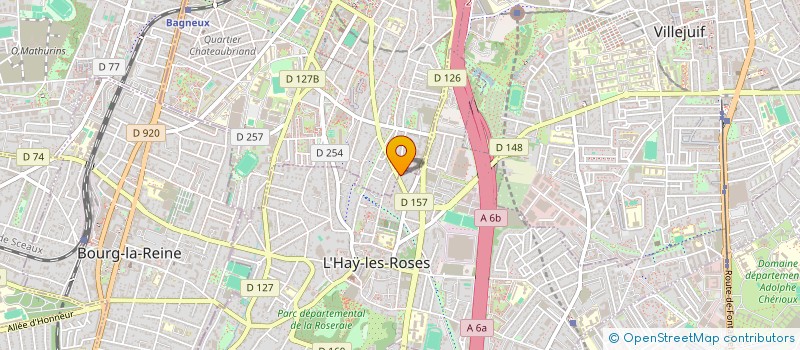 localisation de l'entreprise 3 FRERES  L'HAY-LES-ROSES