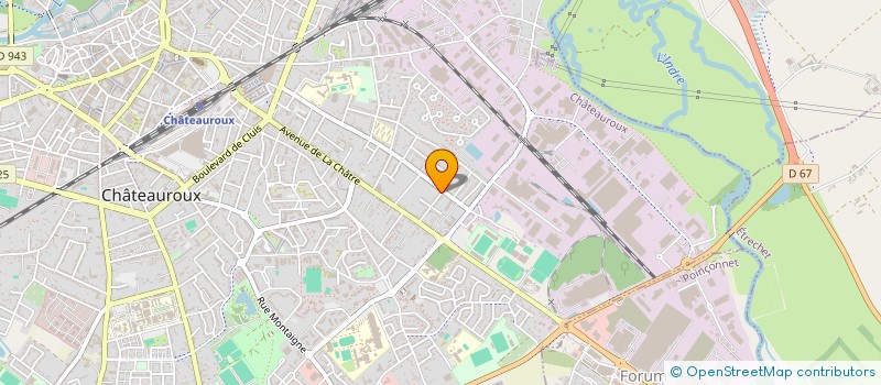 localisation de l'entreprise 3 FRERES SERVICES à CHATEAUROUX