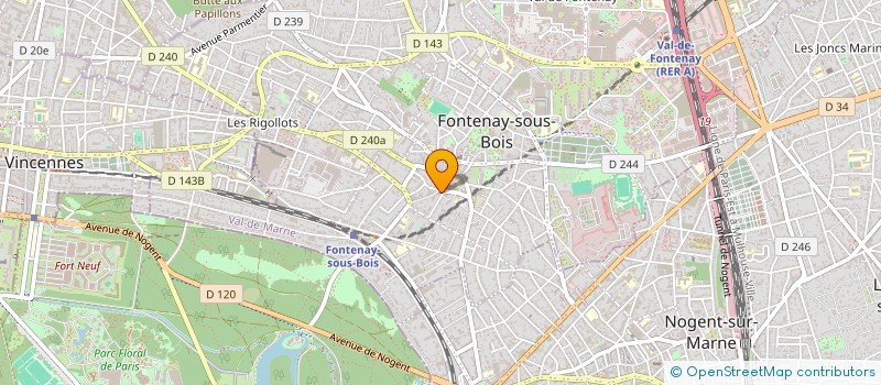 localisation de l'entreprise 3 FUWA à FONTENAY-SOUS-BOIS