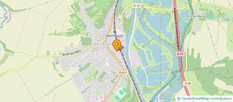 localisation de l'entreprise 3 G  DIEULOUARD