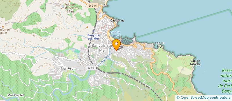 localisation de l'entreprise 3 G CONSTRUCTION  BANYULS-SUR-MER