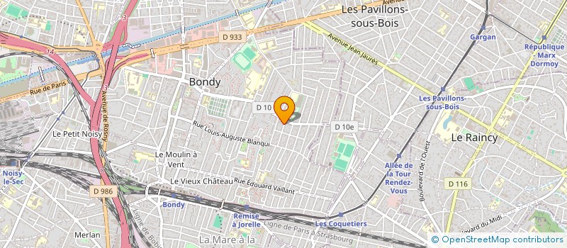 localisation de l'entreprise 3 G MAINTENANCE à BONDY