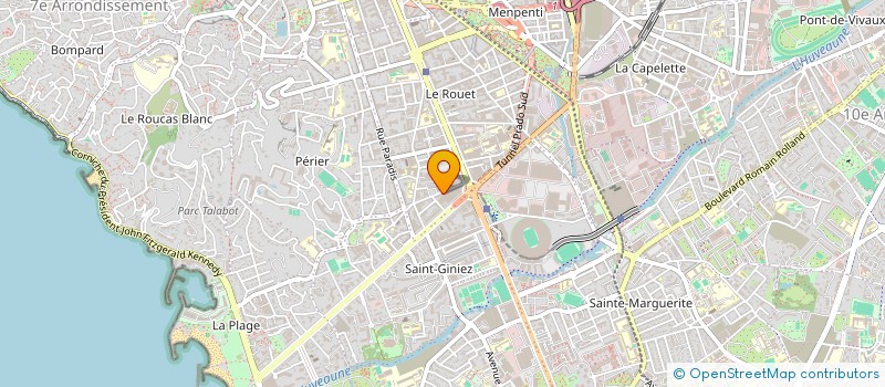 localisation de l'entreprise 3 G PRODUCTIONS à MARSEILLE
