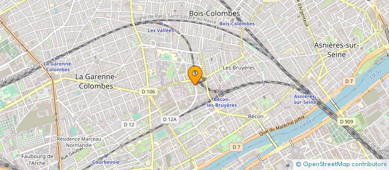 localisation de l'entreprise 3 GRT à BOIS-COLOMBES