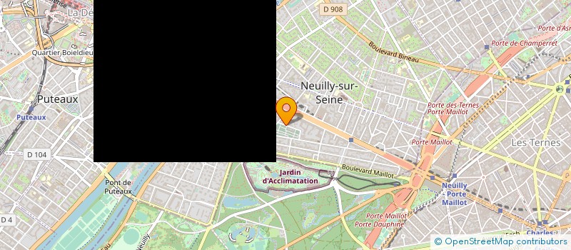 localisation de l'entreprise 3 H 3 D à NEUILLY-SUR-SEINE