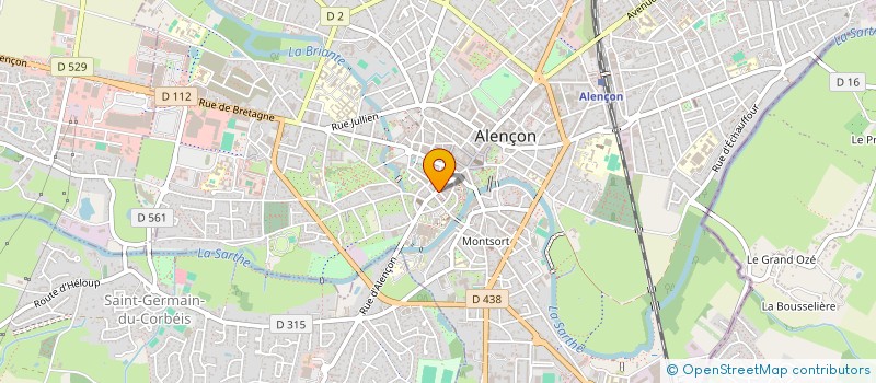 localisation de l'entreprise 3 H à ALENCON