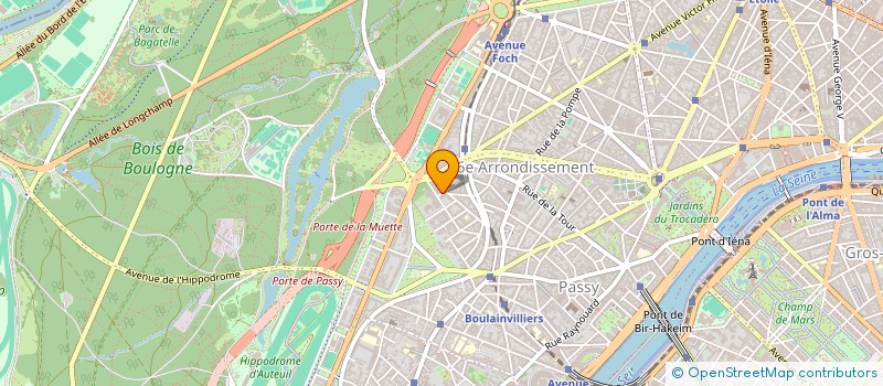 localisation de l'entreprise 3 H M  PARIS