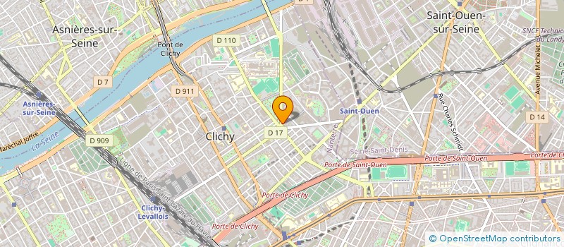 localisation de l'entreprise 3 H.T LES SPORTS à CLICHY
