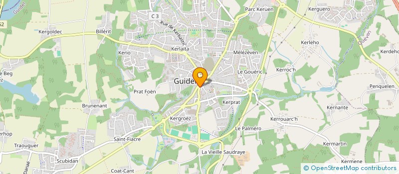 localisation de l'entreprise 3 HORIZONS  GUIDEL