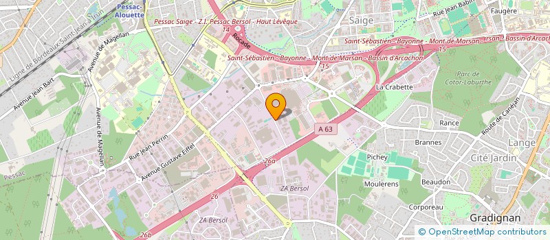 localisation de l'entreprise 3 I DISTRIBUTION à PESSAC
