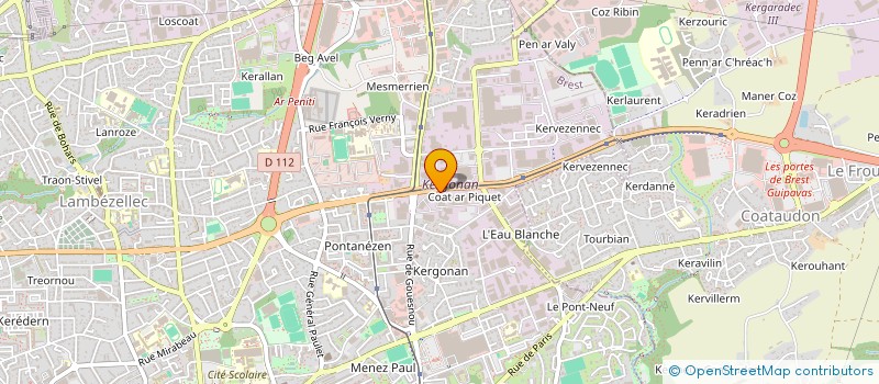 localisation de l'entreprise 3 I JUNIOR à BREST