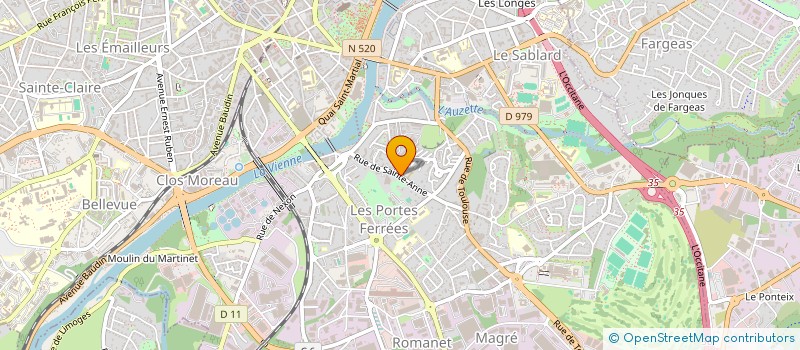 localisation de l'entreprise 3 I.L. JUNIOR à LIMOGES