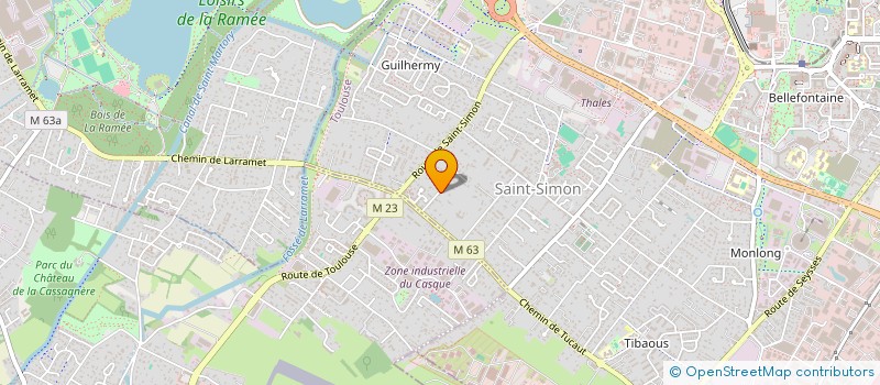 localisation de l'entreprise 3 I M D  TOULOUSE