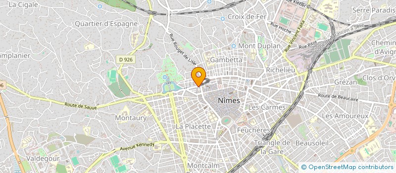 localisation de l'entreprise 3% IMMO  NIMES