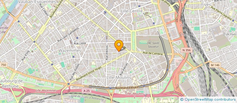 localisation de l'entreprise 3 IMPASSE CONVAIN  LILLE