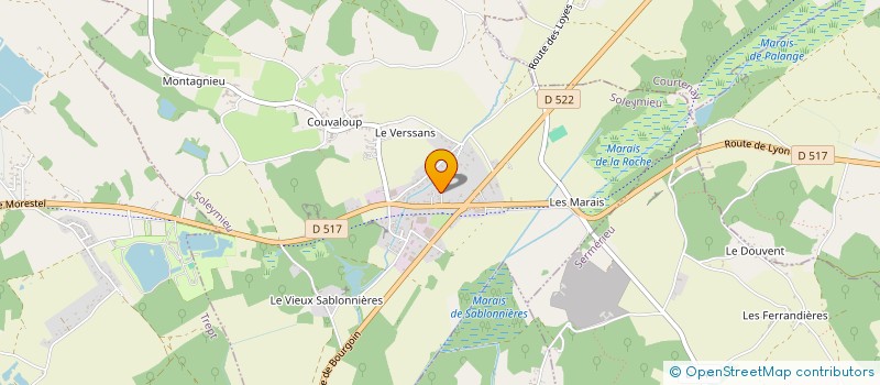 localisation de l'entreprise 3 J  SOLEYMIEU