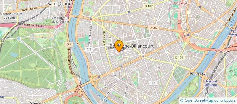 localisation de l'entreprise 3 J HOLDING 3 J.H. à BOULOGNE-BILLANCOURT