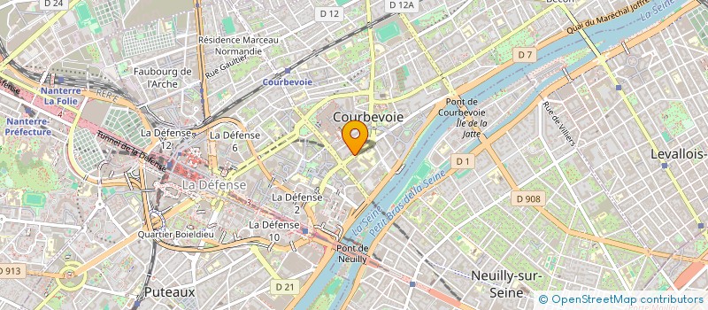 localisation de l'entreprise 3 J INTERNATIONAL BUSINESS à COURBEVOIE
