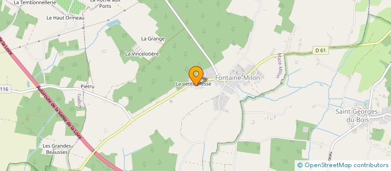 localisation de l'entreprise 3.J.M.  LOIRE-AUTHION