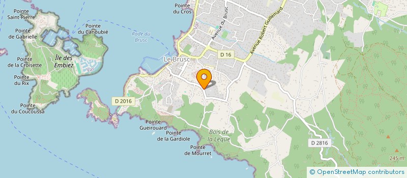localisation de l'entreprise 3-J- RETRO à SIX-FOURS-LES-PLAGES