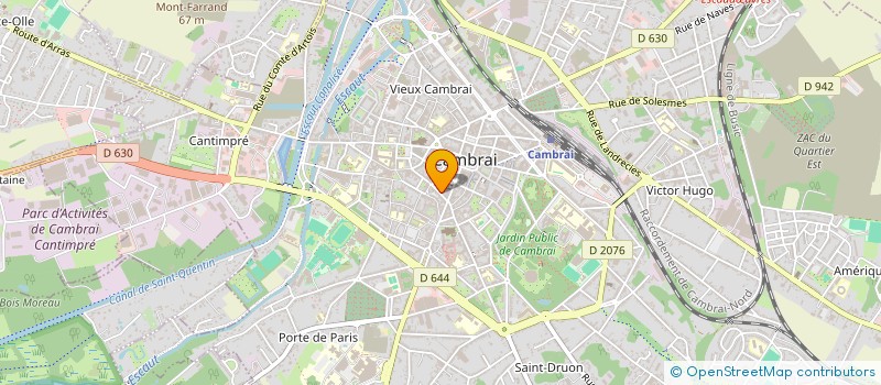 localisation de l'entreprise 3 JVD à CAMBRAI