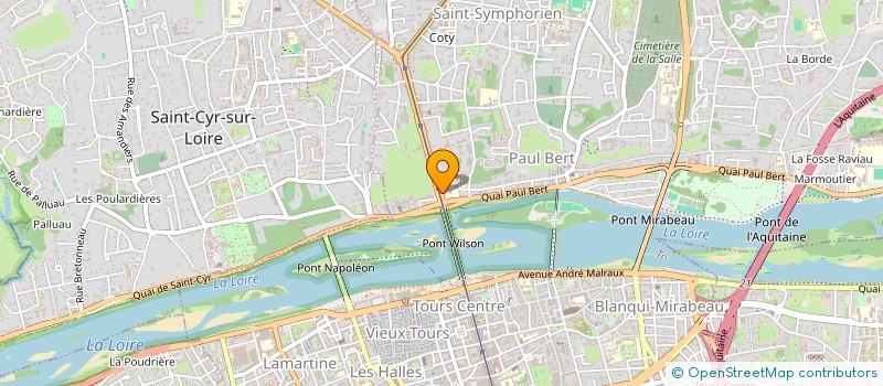 localisation de l'entreprise 3 K  TOURS