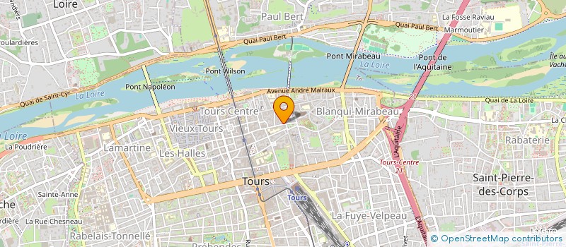 localisation de l'entreprise 3 K  TOURS