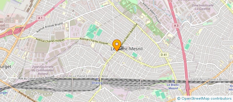 localisation de l'entreprise 3 K BLANC MESNIL  LE BLANC-MESNIL