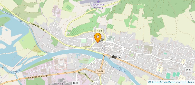 localisation de l'entreprise 3 K GLOBAL à JOIGNY