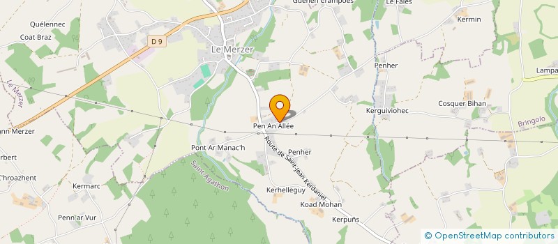 localisation de l'entreprise 3 L 1 D  LE MERZER