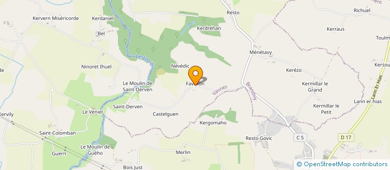 localisation de l'entreprise 3 L  BRANDIVY