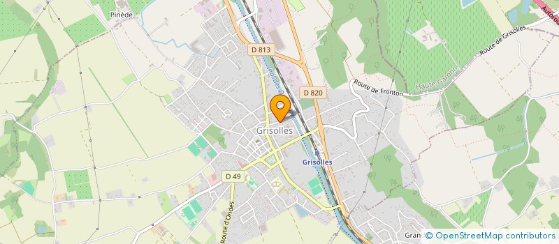 localisation de l'entreprise 3.L  GRISOLLES