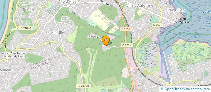 localisation de l'entreprise 3 L CAMICAS à LA TESTE DE BUCH