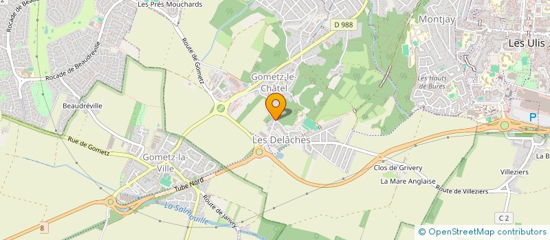 localisation de l'entreprise 3 L CONSEILS  GOMETZ-LE-CHATEL