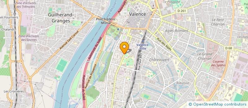 localisation de l'entreprise 3 L FINANCE à VALENCE