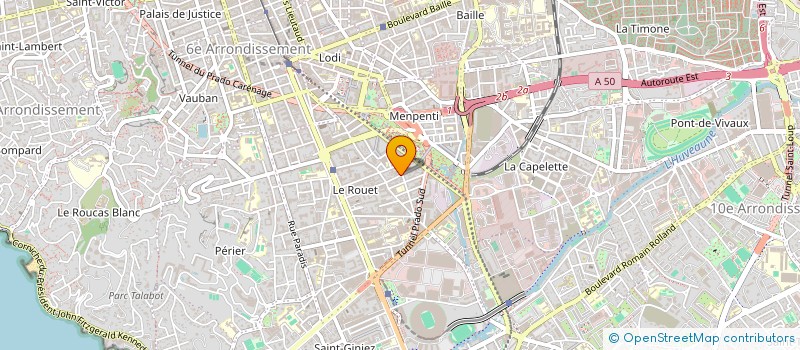 localisation de l'entreprise 3 LES ECOLIERS  MARSEILLE