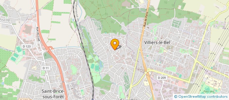 localisation de l'entreprise 3 LH ASSURE ET CONSEIL  SARCELLES