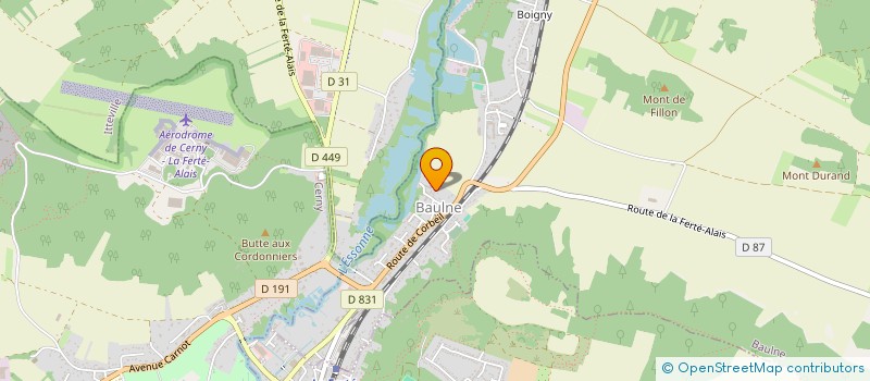 localisation de l'entreprise 3 LUNES  BAULNE