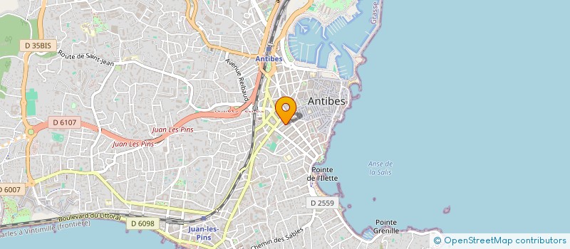 localisation de l'entreprise 3 M à ANTIBES