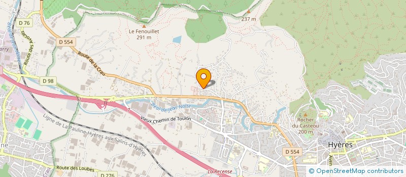 localisation de l'entreprise 3 M à HYERES